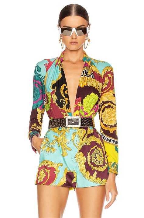 versace print bodysuit|Versace bodysuit taylor swift.